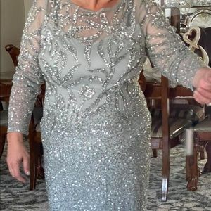 Adrianna papell sequin dress size 14